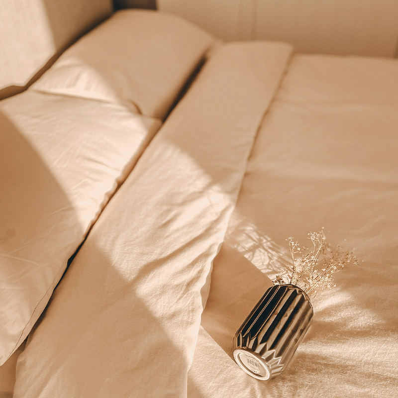 Set di biancheria da letto in microfibra tinta al 100% poliestere