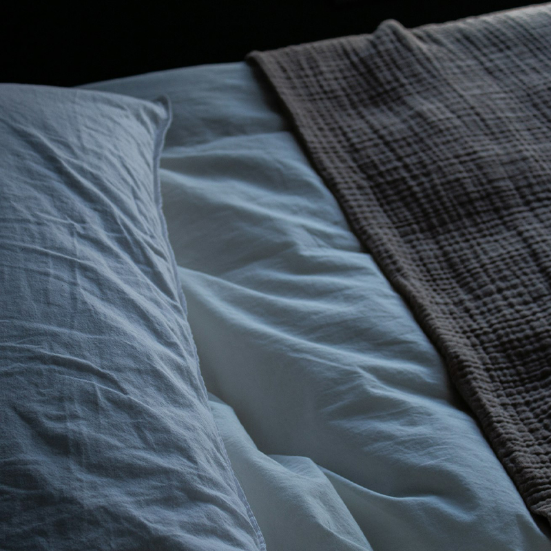Set biancheria da letto in cotone lavato