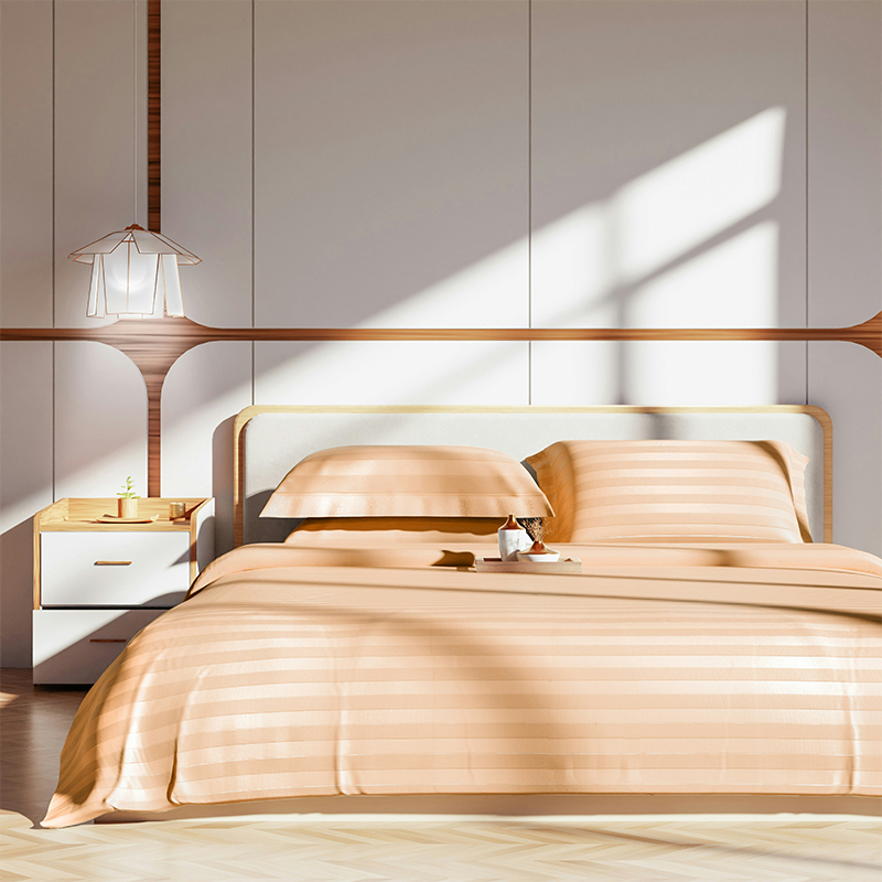 Popolare set di biancheria da letto in microfibra tinta in poliestere al 100%.